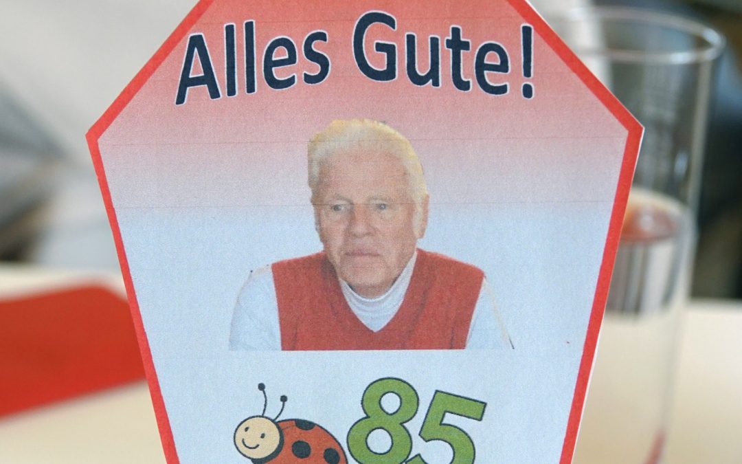 Unser Pastor feiert Geburtstag